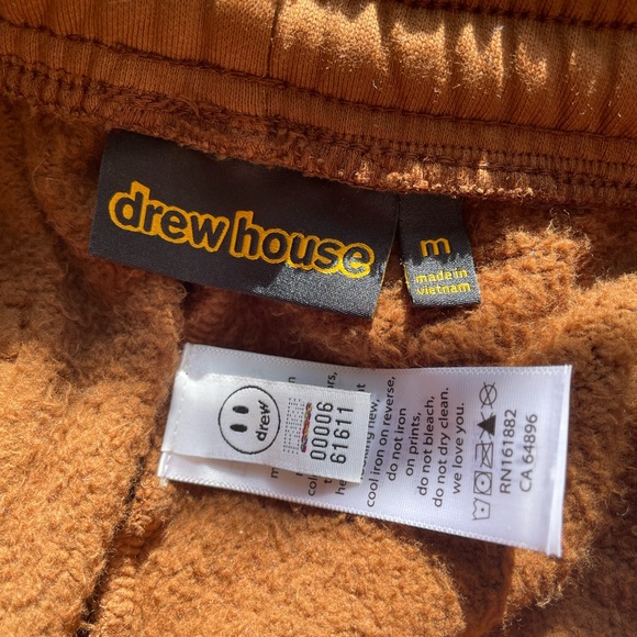 DREW HOUSE Brown Pants Cartoon Font Size Medium - Picture 7 of 7